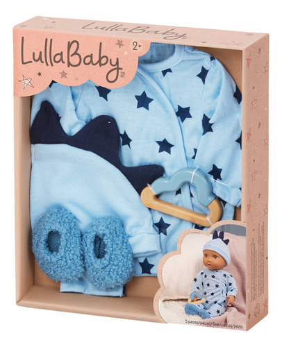 Conjunto Set Ropa Pijama Atuendo Con Gorro Bebotes Muñecas Lullababy