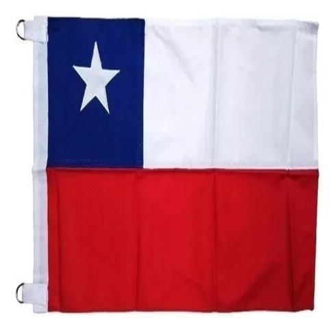 Bandera Chilena Bordada 120x180 Cms Excelente Calidad
