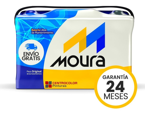 Bateria Moura 130 Amper Derecha. Instalada. Envíos Gratis