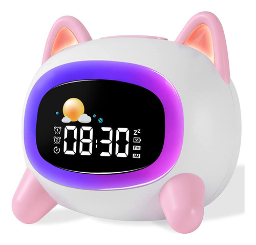 Jokirydo Kids Alarm Clock For Girls Toddler Ok To Wake Clock