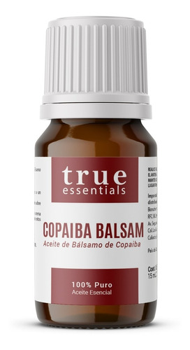 Aceite Esencial Copaiba Balsam 15ml True Essentials.