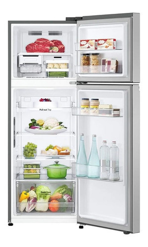 Refrigeradora LG Top Freezer Gt24bpp Inverter 241l Plateada