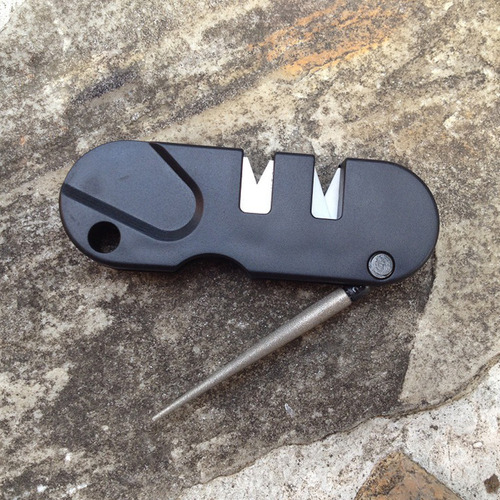 Afilador De Cuchillos Plegable De Bolsillo Para Uso En Exter