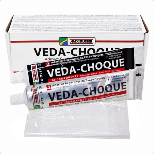 Veda Choque 150gr Cola Para Plásticos Automotivo Maxi Rubber
