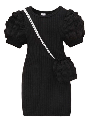Vestido Leve E Curto Para Meninas De Tamanho Pequeno E Médio