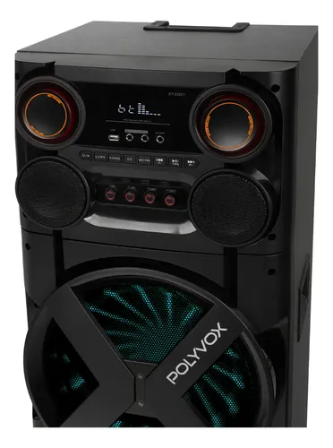 Caixa Torre Polyvox Xt-2025t 2500w Rms, Woofer 12, Dsp
