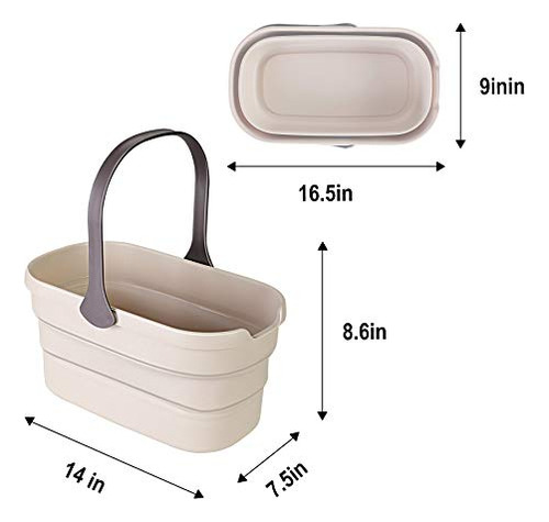 Cubo Plegable Cubo Para Limpiar Trapeador Cubo De Agua Plega
