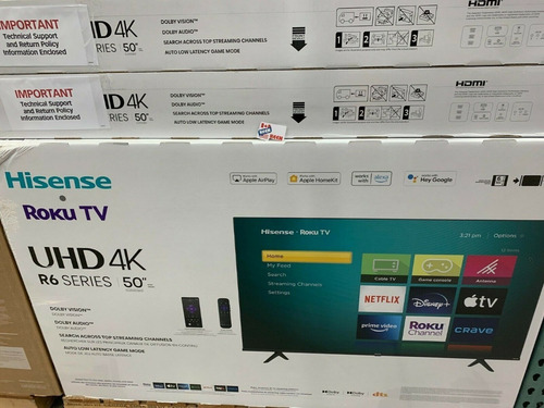 Imagen 1 de 1 de Hisense 4k 50 Clase 50r63g, Último Modelo