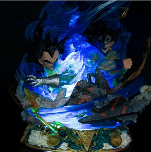 Lámpara Figura Dragón Ball Z Vegetto Goku Vegeta 45 Cm