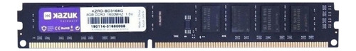 Memória RAM color preto  8GB 1 Kazuk KZRD-BD3168G
