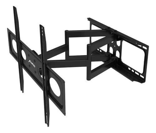 Soporte Con Doble Brazo Articulado Mitzu Para Pantallas De 3 Color Negro