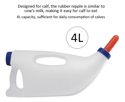 Tazas De Biberón De Leche De Alimentación De Vaca De Ternero