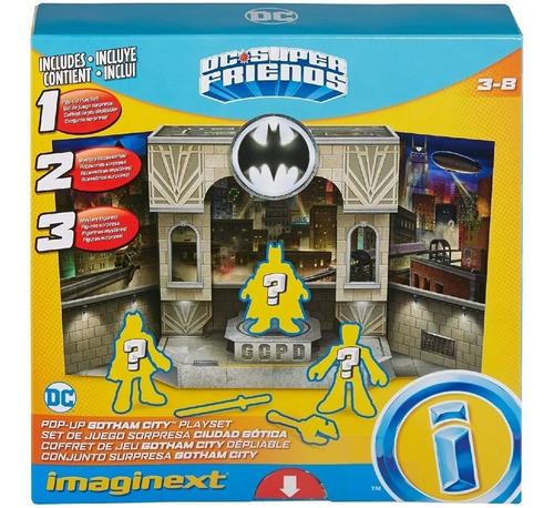 Playset Conjunto Surpresa Gotham City Imaginext Mattel Gnn43