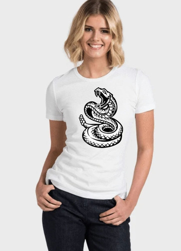 Poleras Estampadas Con Diseños De Animales Serpiente