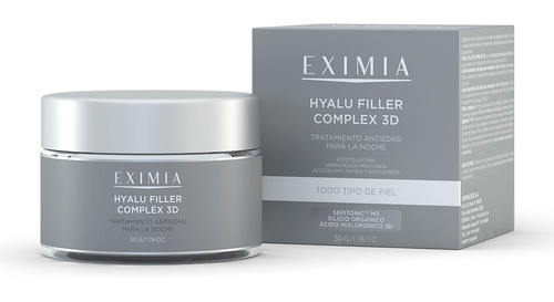 Eximia Hyalu Filler Complex 3d X50 Gr Noche Fcia Fabris Tipo de piel Todo tipo