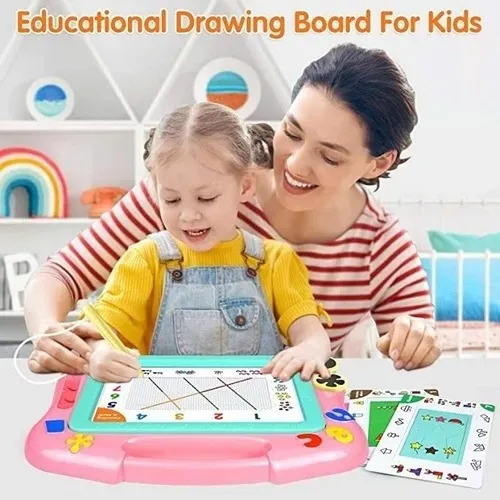 Juguete De Tablero De Dibujo Magnético A Color Para Niños