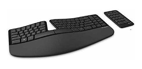 Teclado Ergonómico Microsoft Sculpt Para Empresas (5kv-0000
