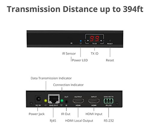 Caja De Transmisor (tx) Siig Para Extensor De Hdmi Sobre