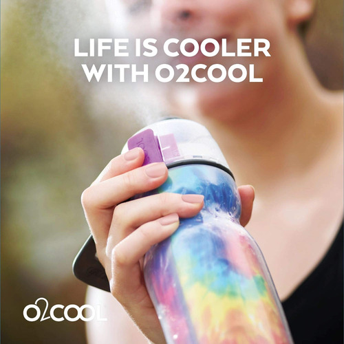 O2cool Arctic Squeeze Insulated Mist 'n Sip Water Bottle