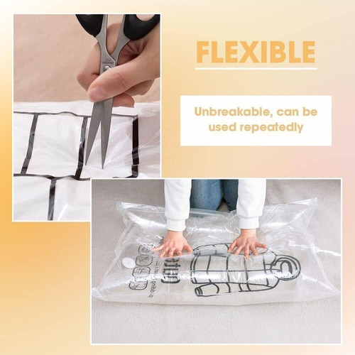 4 Bolsas De Almacenamiento De Ropa Para Colgar Al Vacío