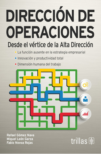 Dirección De Operaciones Desde El Vértice De La Alta Dirección, De Gomez Nava, Rafael Leon Garza, Miguel Novoa Rojas, Fabio., Vol. 1. Editorial Trillas, Tapa Blanda En Español, 2017