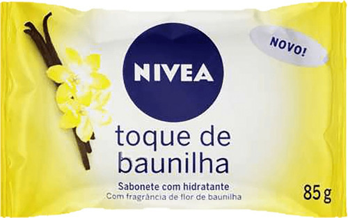 Sabonete Nivea 85g - Pacote Com 12 Unidades Fragrância Toque De Baunilha