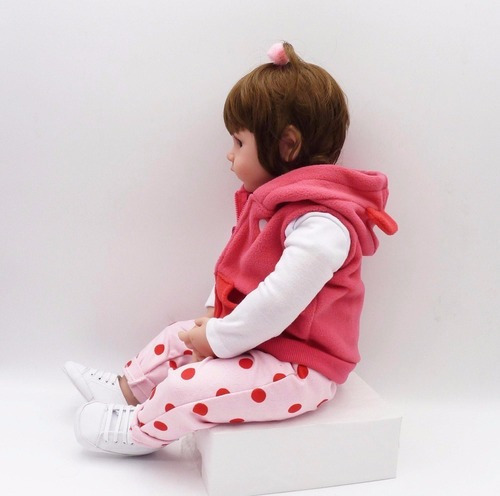 Bonecas De Silicone Realistas Renascidas Baby Reborn 48 Cm