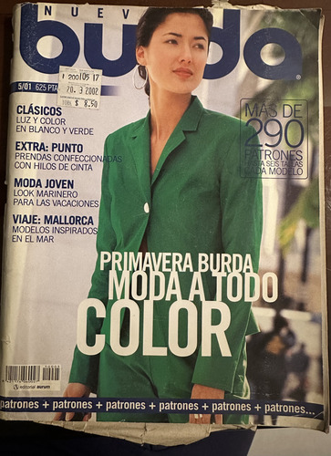 Revista Burda Primavera Mayo 2001 (Usado)