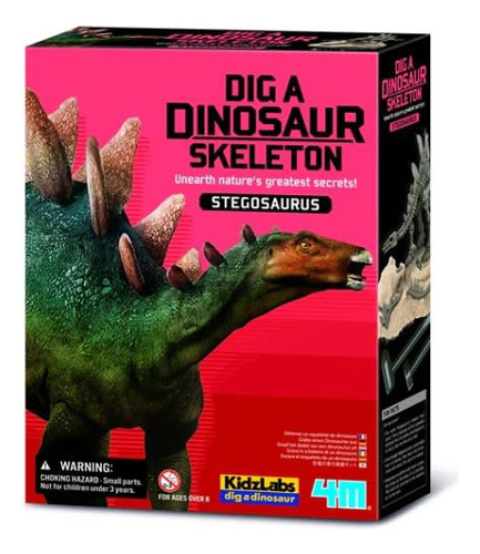 4m Kidzlabs Excava Dinosaurio Stegosaurus