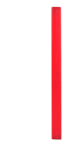 10 Unids/paquete De Lápiz De Carpintero Rojo Duro Octagonal