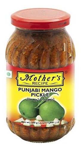 Receta De La Madre Punjabi Mango Pickle 17.64 Oz, 17.64 Oz