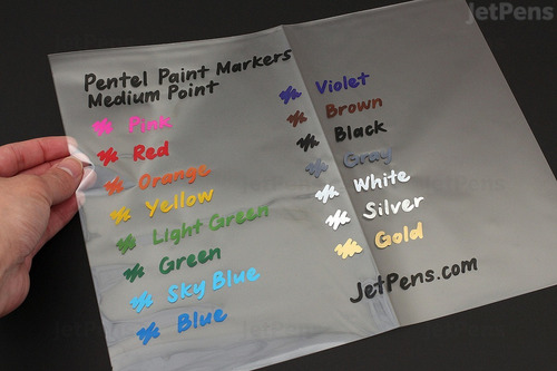 Imagen 5 de 5 de Marcadores Pentel Paint Marker Superficies 15 Piezas