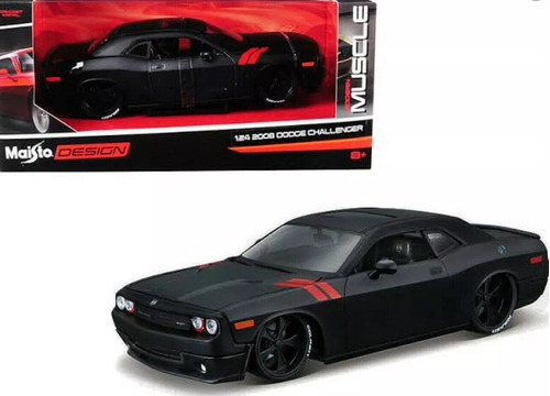 Dodge Challenger Srt8 2008 Escala 1:24 Maisto Modern Muscle