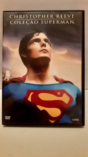 Box Dvd Coleção Superman I-ii-iii- Iv 4discos C. Reeve (Usado)