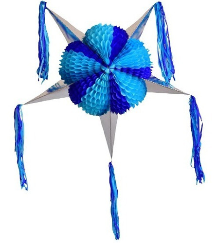 Papel Picado - Piñata Estrella  Grande Colores