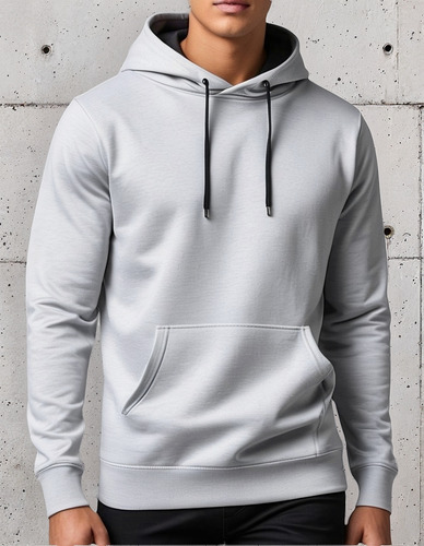Sudadera Lisa Deportiva Unisex Adult C/ Capucha Envío Gratis