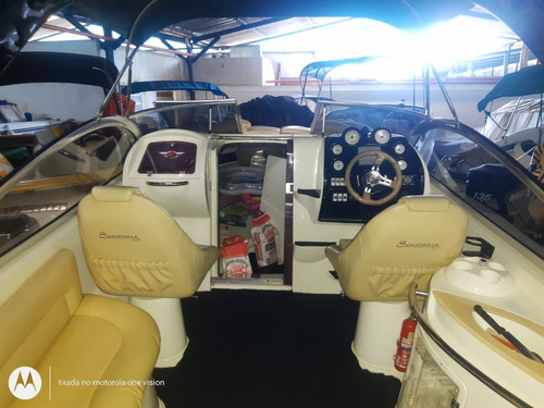 Imagem 2 de 15 de Lancha F S 230 Mercruiser 4.3 220 Hp Impecável Confira!