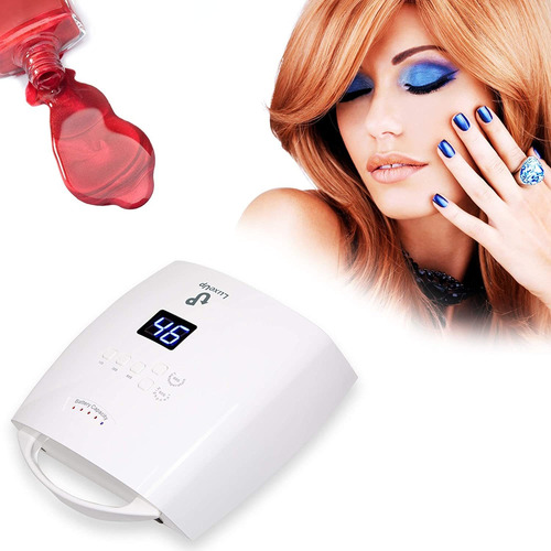 Luxeup Lámpara De Uñas Uv Inalámbrica Recargable De 65 W  Se