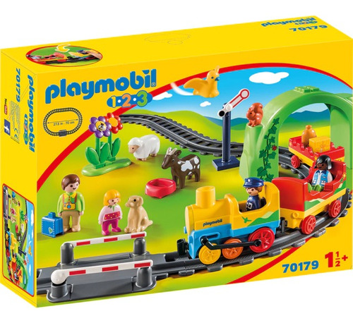 Playmobil 123 70179 Mi Primer Tren Con Figuras Y Animales