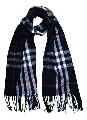 Bufanda Pashmina Chalina Ruana Unisex 3 Cuadrillé Unico