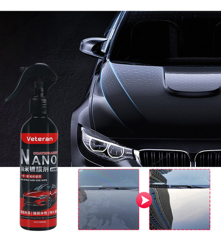 Agente De Recubrimiento B De 250 Ml Para Automóviles Crystal
