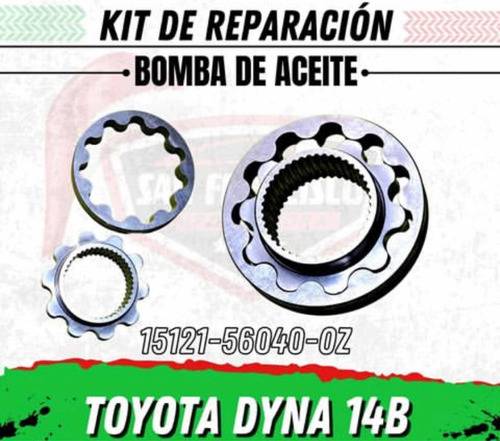 Kit De Reparación Bomba De Aceite Dyna 14b