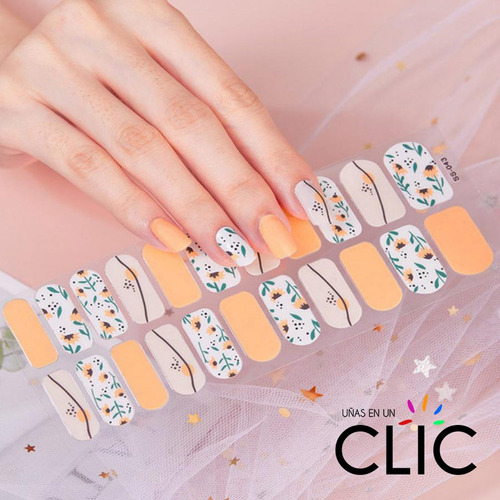 Stickers Adhesivos Para Uñas Efecto Gel - Clic