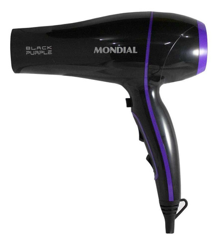 Secador De Cabelo Black Purple Scn-01 2000w Mondial 127v