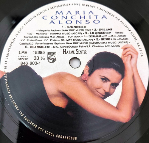 Maria Conchita Alonso - Hazme Sentir Lp