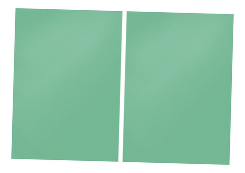 2x Pvc Translúcido Pp Hoja Corrección Gel Luz Filtro Verde