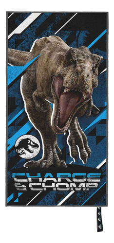 Toalla De Secado Rápido Pro Dry 75 X 147 Cm - Providencia Color Gris Jurassic World Garras