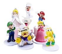 Comprar Set  De Piezas Mario Bros Set X8 Figuras Colección Importado