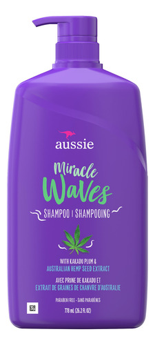 Aussie Miracle Volume Shampoo 778 Ml Semillas De Cáñamo