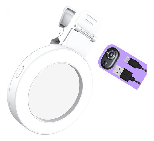 . Luz De Relleno For Teléfono, Piezas For Selfie, Lámpara